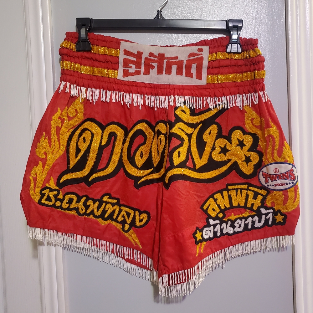 Red Muay Thai Shorts